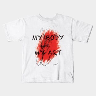 MY BODY MY ART Kids T-Shirt